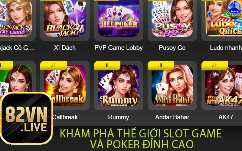 Khám Phá Thế Giới Slot Game và Poker Đỉnh Cao
